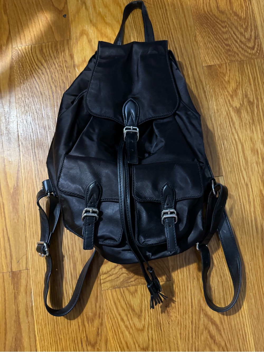Rebecca Minkoff - Black Leather Backpack